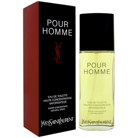 eau de toilette ysl pour homme|YSL pour homme haute concentration.